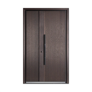 Contemporary Modern Solid Wood Hotel Furniture Fire Proof Strong Room Door for Bedroom Living Room Villas Apartments