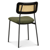  High Quality Simple Design Velvet Seat Cushion High Bar Chair Bar Stool Bar Chair for Night Club With Metal Footrest