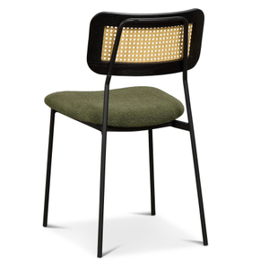 Vancouver Industrial Chair Metal and Leather Combination