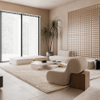 Modern Apartment Sofa Set - 3-Piece Sectional with Chaise Lounge