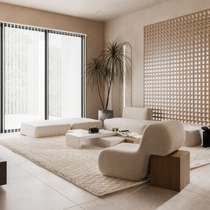Modern Apartment Sofa Set - 3-Piece Sectional with Chaise Lounge