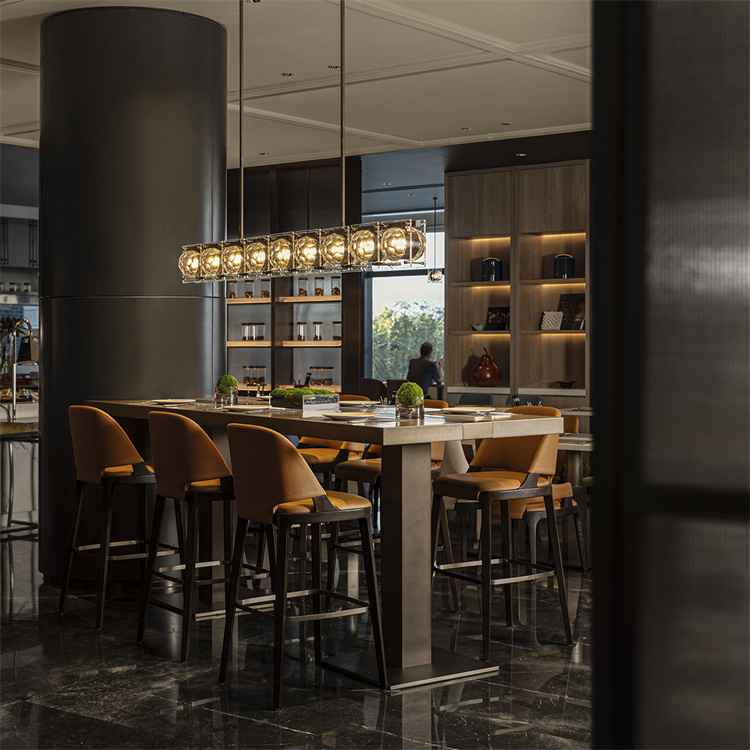 Luxury Custom-Made Wooden Dining Table – Best for 5-Star Restaurants