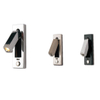 Home hotel headboard reading lamps modern simple 3W led wall lights bedside wall sconces