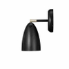 LED 12w black wall scone light indoor bedside reading wall lamps for hotel