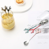 Wholesale coffee restaurant cutlery set coffee honey stainless steel ice cream Christmas spoons