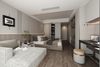 Modern Contemporary Queen Size Wooden Hotel Furniture for Bedroom for Apartment Free Shipping