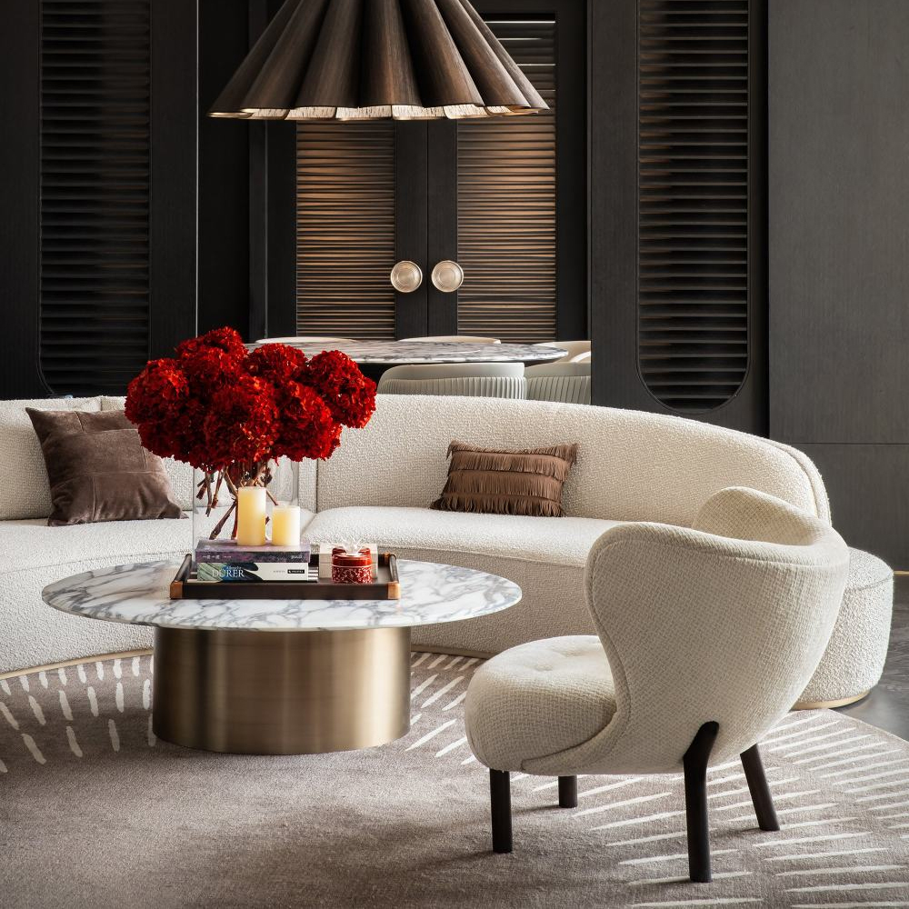 2025 Contemporary European Style Modern Leather Sofa Set Hot Sale Wooden Furniture for Living Room for Hotels Direct China