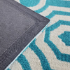 Custom Carpet Rugs Blue Geometric Carpets For Living Room Bedroom area rugs and carpet