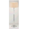 Sales china wholesale standing led iron floor lamp white Fabric Shade