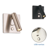 Bedroom Hotel Guest Room Decorate Headboard Book Reading Lamp Indoor Led Wall Reading Light Sconce Switch Wall Lamp
