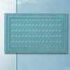 Bathroom Jacquard Style Floor Towels Luxury Hotel Flat Mats Non Slip Bath Mat Towels