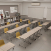 School Classroom Desk and Chair Set 