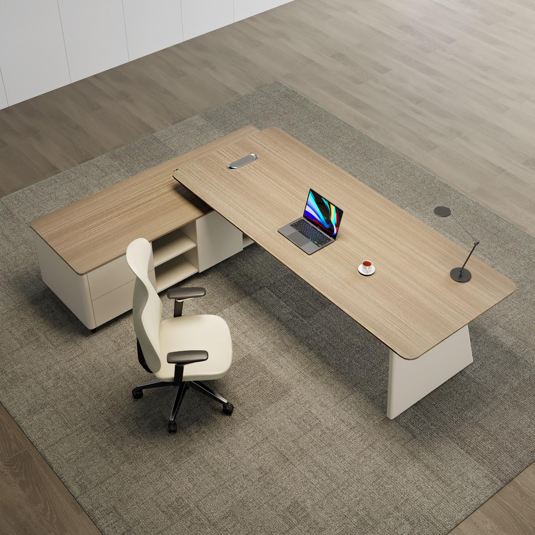  Executive Office Desk with High Back Chair