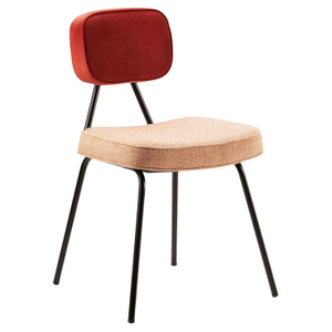 Vancouver Industrial Chair Metal and Leather Combination