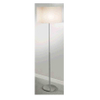 Sales china wholesale standing led iron floor lamp white Fabric Shade