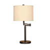Modern Hotel Bedside Table Lamp with USB port and Outlet Round Twin Table Desk Lamp for Guestroom Bedroom