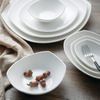 Factory wholesale custom bone china royal design elegancy fine porcelain dinner set plates