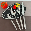 Hotsale Luxurious High Quality Dinnerware sets Engrave Handle for wedding restaurant Stainless Steel Cutlery Table Flatware Set
