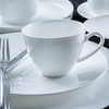 western-style portugal vitrified tropical rustic picnic bangkok speckled round porcelain tableware white ceramic dinnerware set