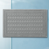 Bathroom Jacquard Style Floor Towels Luxury Hotel Flat Mats Non Slip Bath Mat Towels