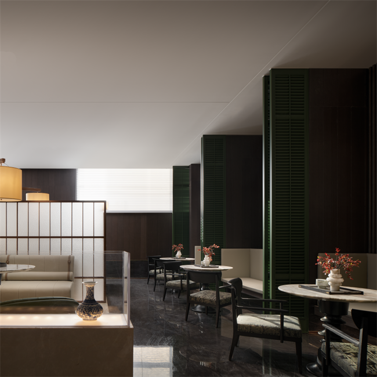 Custom Hotel & Cafe Furniture – Durable Solid Wood Dining Table & Chairs