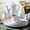 Ceramic restaurant dishes porcelain tableware White Hot High Quality Porcelain chinaware for hotel plate dinner sets dinnerware