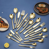 Cutlery Set Integrated Spoons Forks Knives Gold Kitchen Flatware High Quality Stainless Steel Metal CLASSIC 1 PCS