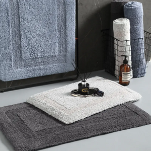 New Arrival Floor Mats Non Slip 100 Cotton Home Spa Foot Towel Bathroom Rugs Bath Mats