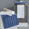 Bathroom Jacquard Style Floor Towels Luxury Hotel Flat Mats Non Slip Bath Mat Towels