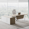 Luxury Manager Office Furniture Bundle with Leather Chair