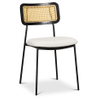  Nordic Stacking Indoor Restaurant Rattan Outdoor Restaurant Household Dining Chairs