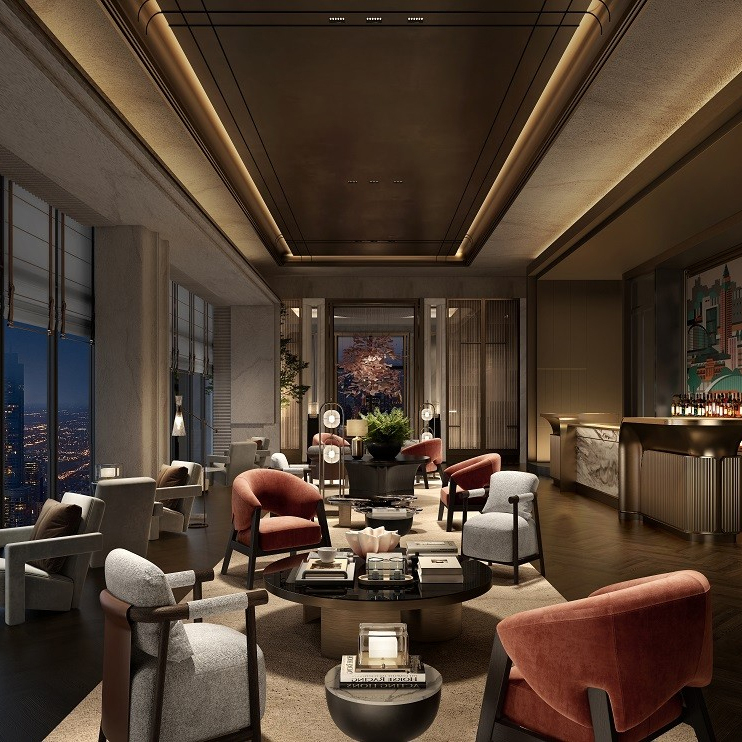 Public Area Hotel Waiting Room Couch Reception Sofa Set Furniture Lobby Office Living Room Chair Modern Star Hotels Nordic Sofa