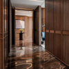 Modern Fluted Oak Wood Tambour Panel Flexible Wall Decorative Slatted Wood for Living Room Bedroom Hotel & Outdoor Application