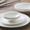 Nordic style cheap bulk white green embossed dinner plates and bowls set vintage rustic dinnerware ceramic dinner set