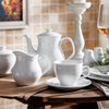 Bespoke designs dinning plates ceramic porcelain dinner dinnerware set plain white plates sets