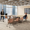 Durable Staff Office Table with Cable Management
