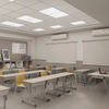 School Classroom Desk and Chair Set 
