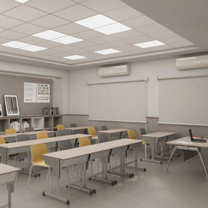 School Classroom Desk and Chair Set 