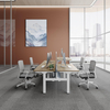 Y-Shaped Irregular Office Desk and Chair Set - Employee Workstation Combination Package