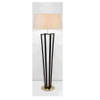 Sales china wholesale standing led iron floor lamp white Fabric Shade