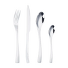 Western tableware mirror polished fish tail knife fork spoon steak knife stainless steel