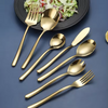 Cutlery Set Integrated Spoons Forks Knives Gold Kitchen Flatware High Quality Stainless Steel Metal CLASSIC 1 PCS