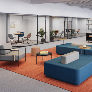 Casual Meeting Lounge Set (Coffee Table + 2 Chairs)