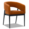  High Quality Simple Design Velvet Seat Cushion High Bar Chair Bar Stool Bar Chair for Night Club With Metal Footrest
