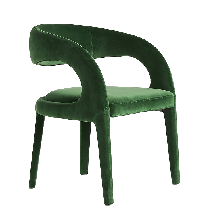 Custom Furniture Modern Kitchen Upholstered Solid Wood Dining Room Chair