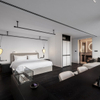 Modern Star Hotel Furniture Bedroom Set Home Furniture King Size Wooden/Fabric Top for Apartments Shunde Guangdong