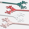 Wholesale coffee restaurant cutlery set coffee honey stainless steel ice cream Christmas spoons