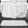 Wholesale Anti-Slip Floor Mat Bathroom White Long Plush Bath Mats Hotel Quality Towel Rug