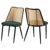  High Quality Simple Design Velvet Seat Cushion High Bar Chair Bar Stool Bar Chair for Night Club With Metal Footrest