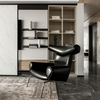 Modern Fabric L-Shaped Sectional Sofa Set with Coffee Table